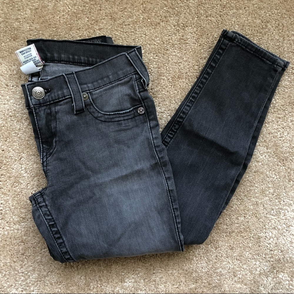 True Religion Grey Skinny Jeans